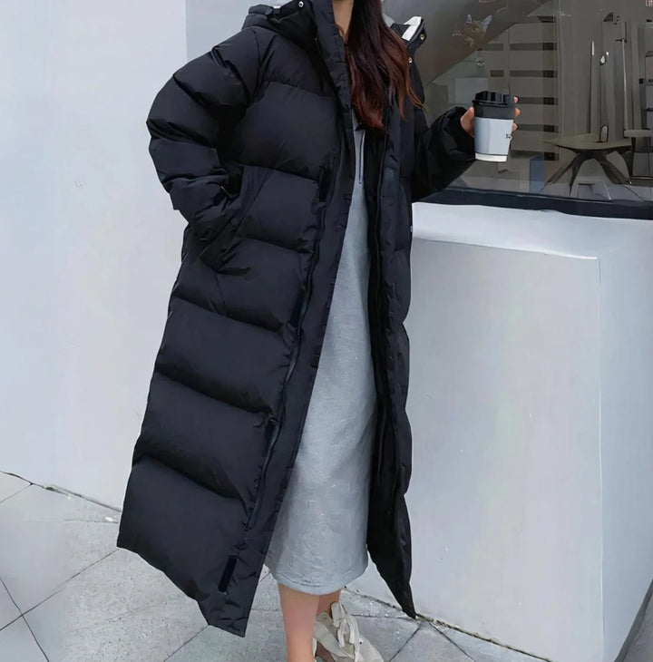 Sienna | Women's Oversized Hooded Maxi Long Puffer Coat