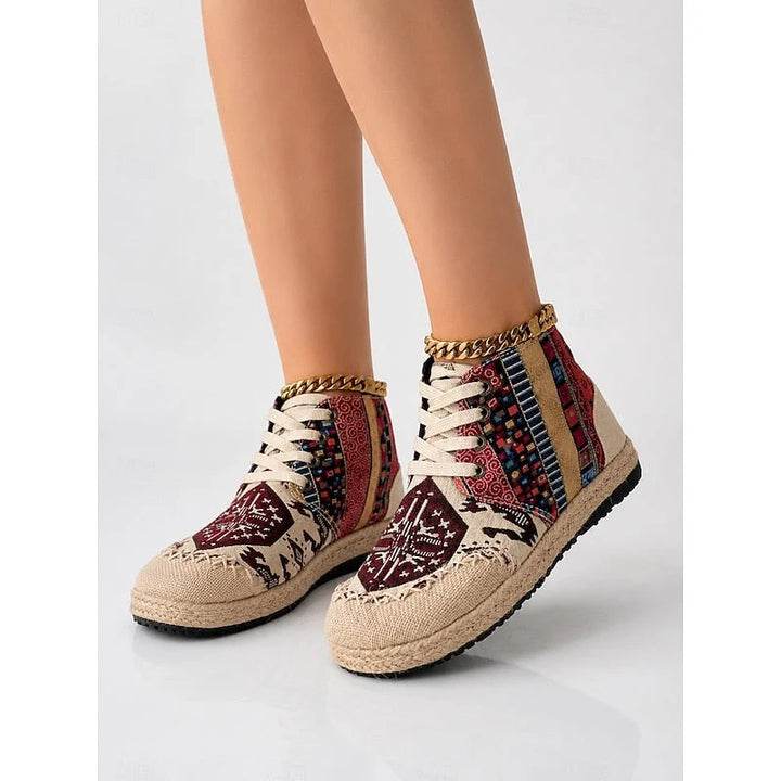 Sonya | Women's Boho High-Top Sneakers