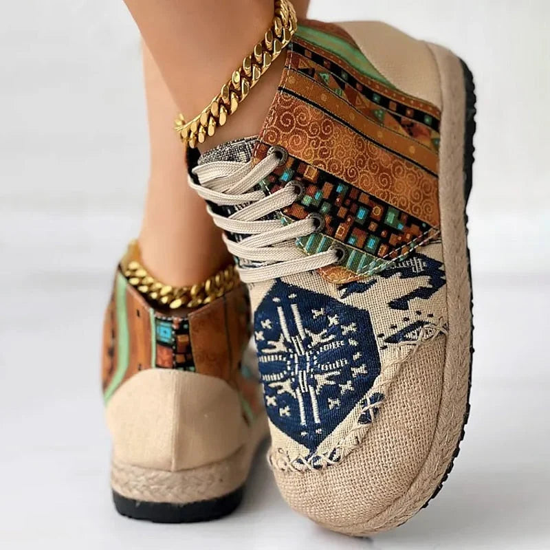 Sonya | Women's Boho High-Top Sneakers