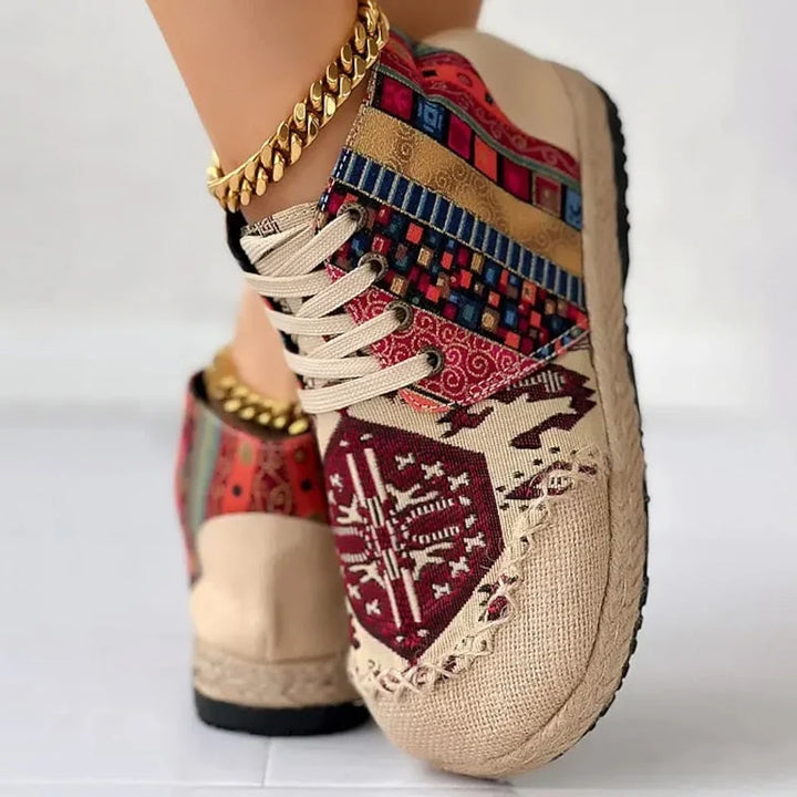 Sonya | Women's Boho High-Top Sneakers