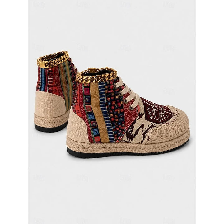 Sonya | Women's Boho High-Top Sneakers