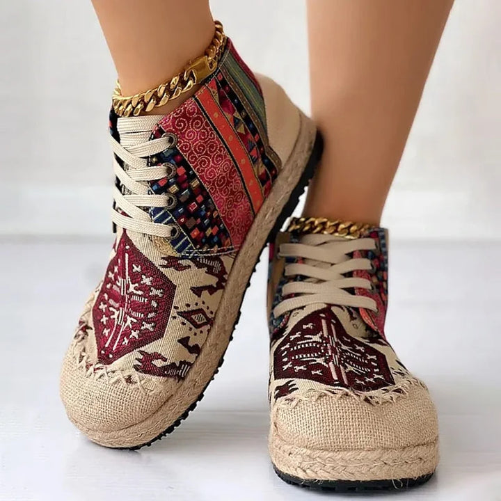 Sonya | Women's Boho High-Top Sneakers