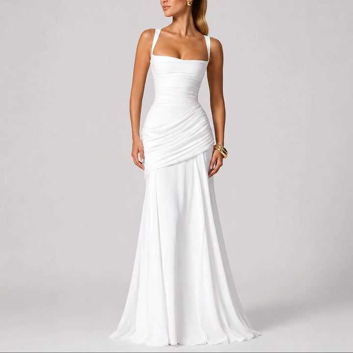 Sophie | Women's Elegant Ruched Maxi Dress