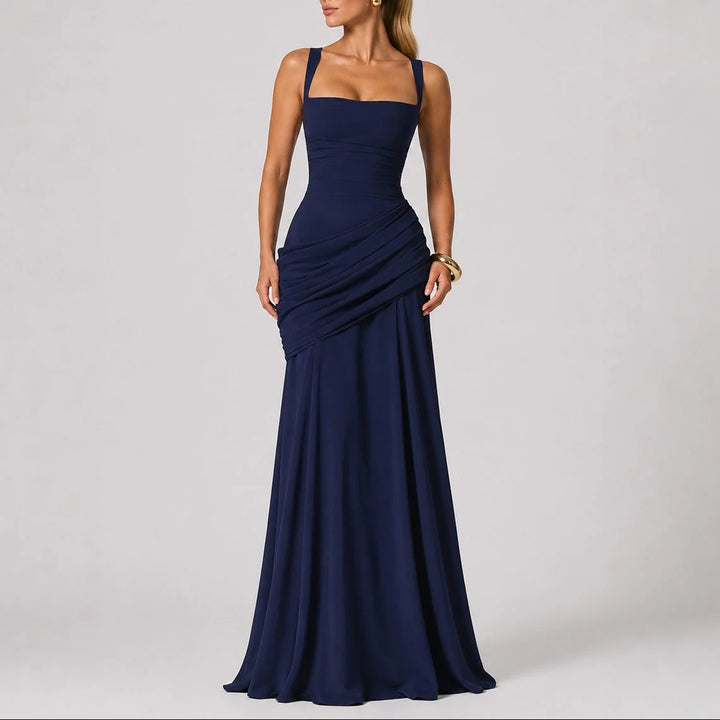 Sophie | Women's Elegant Ruched Maxi Dress