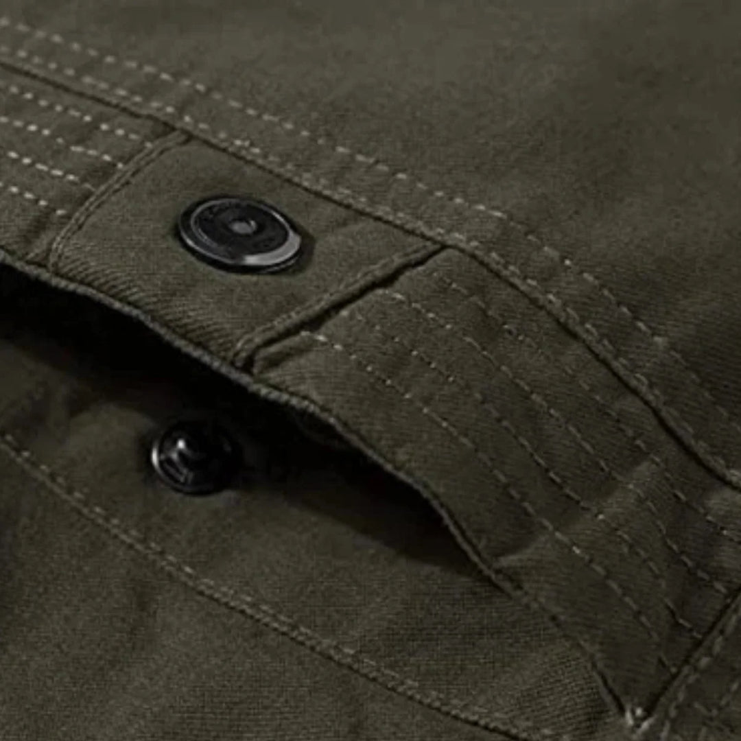 Stanley | Men's Fleece Lined Zip Up Military Winter Jacket