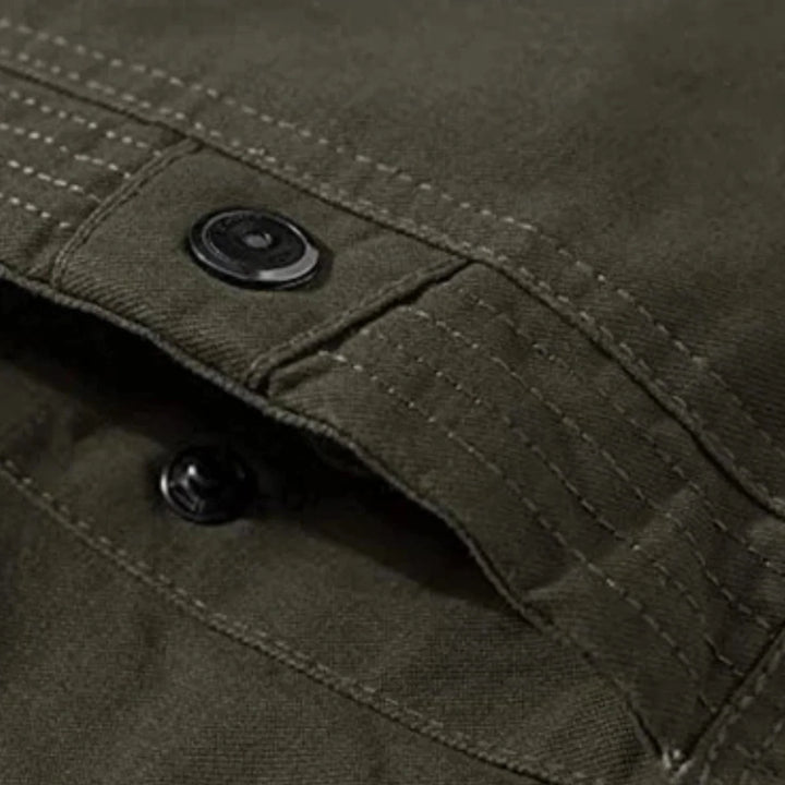 Stanley | Men's Fleece Lined Zip Up Military Winter Jacket