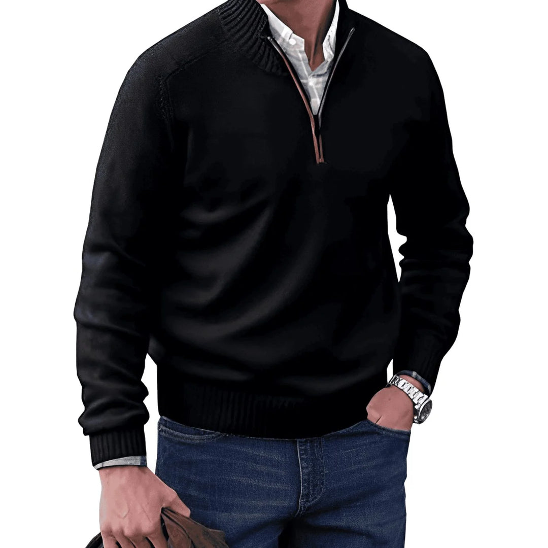 Stephane | Men's Half-Zip Jumper