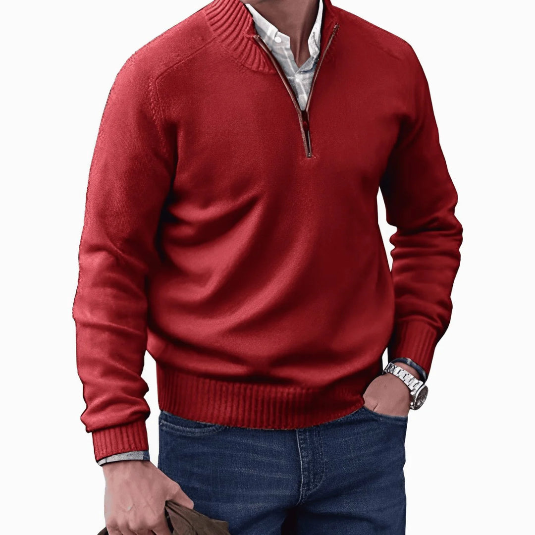 Stephane | Men's Half-Zip Jumper