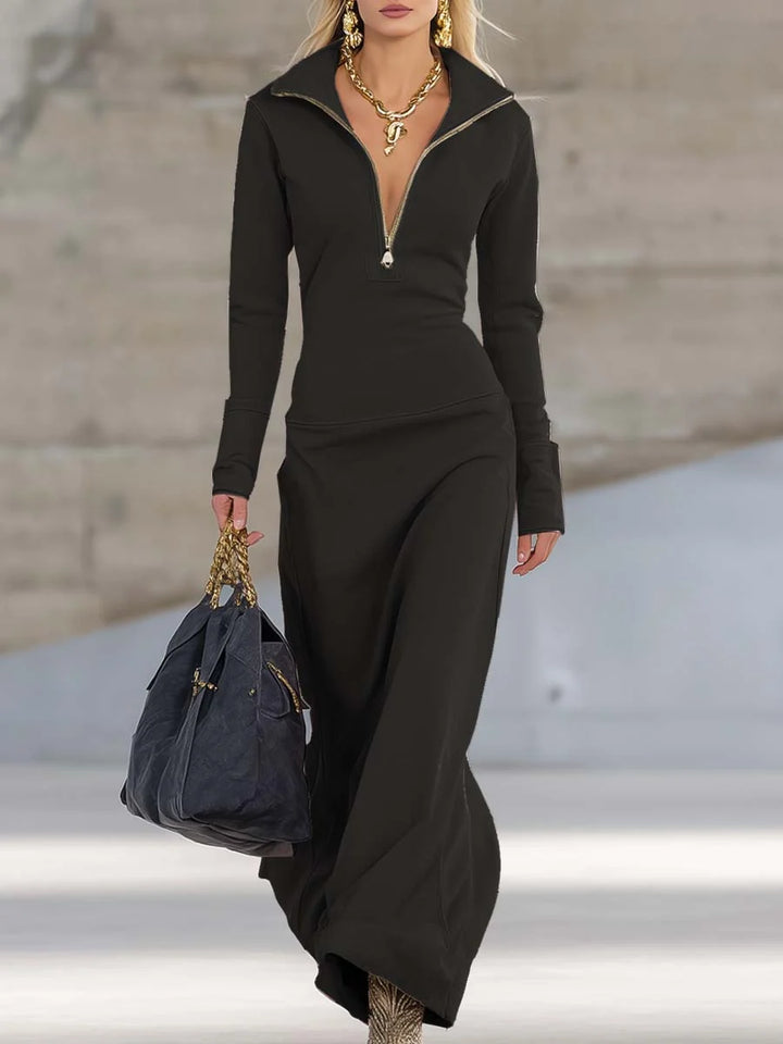 Sydney | Women's Half-Zip Maxi Dress