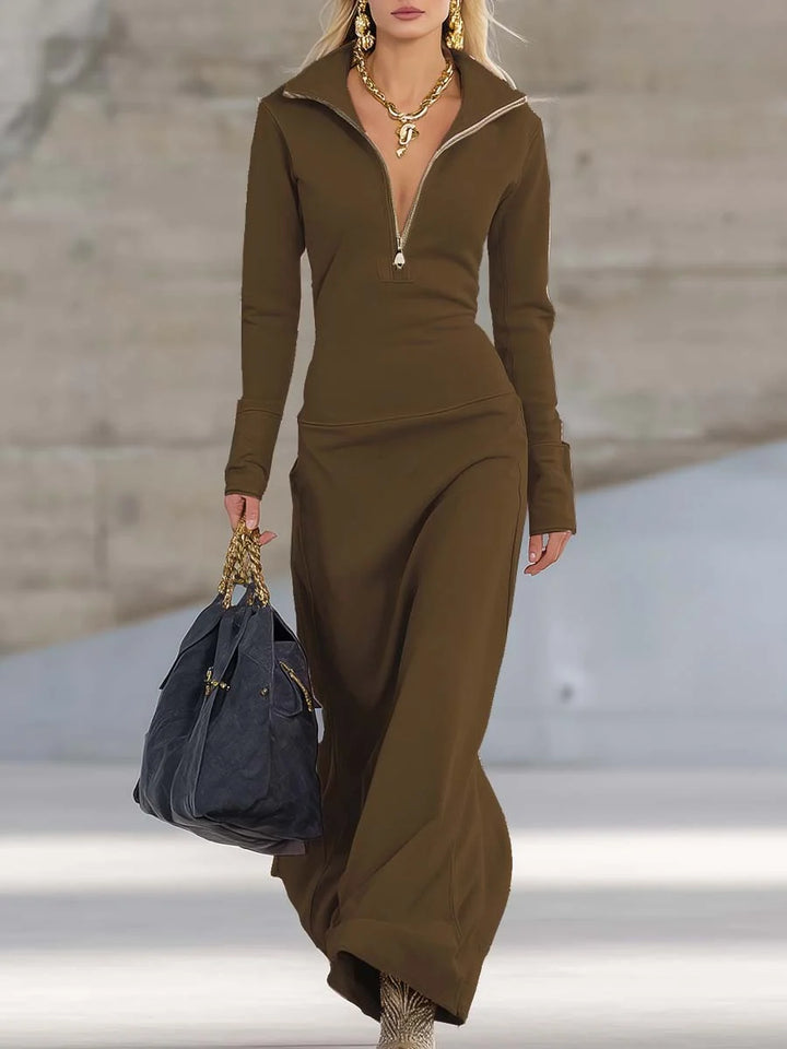 Sydney | Women's Half-Zip Maxi Dress