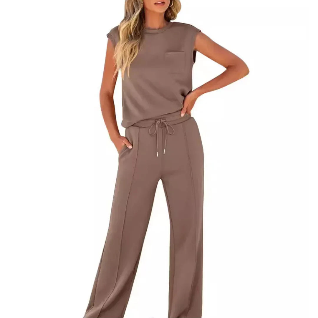 Sylvie | Women's Sleeveless Two-Piece Set