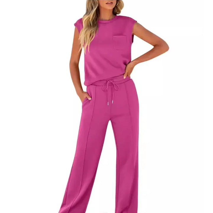 Sylvie | Women's Sleeveless Two-Piece Set