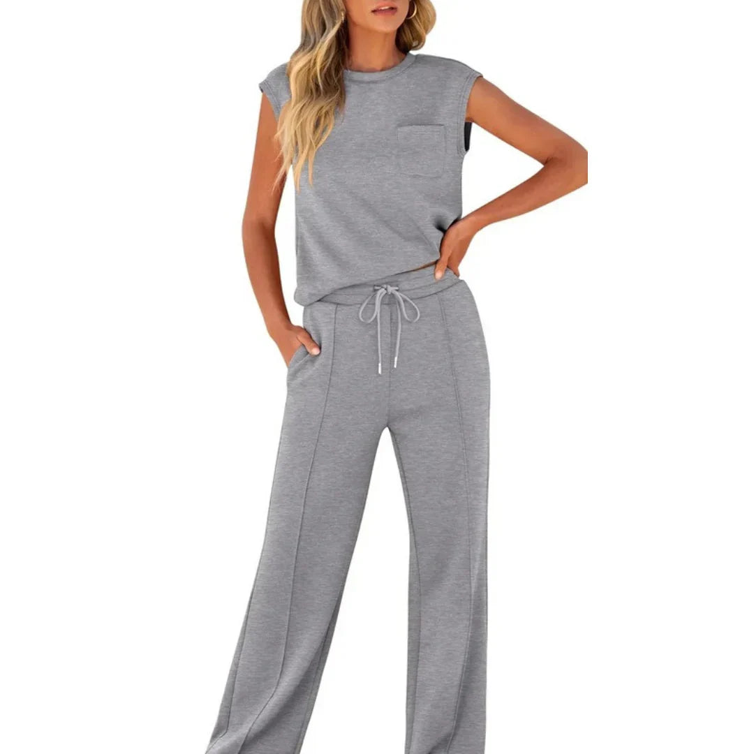 Sylvie | Women's Sleeveless Two-Piece Set