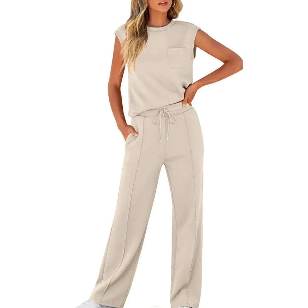 Sylvie | Women's Sleeveless Two-Piece Set