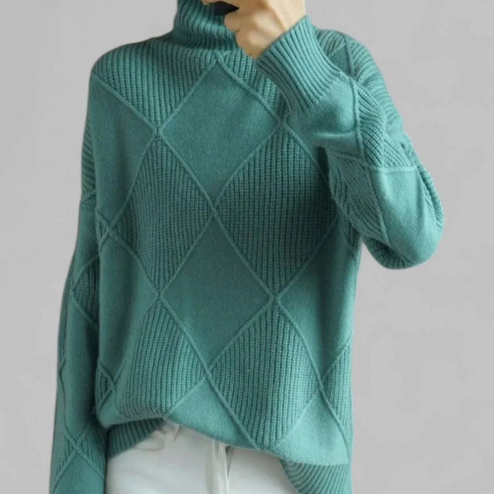 Taryn | Women's Oversized Turtleneck Jumper
