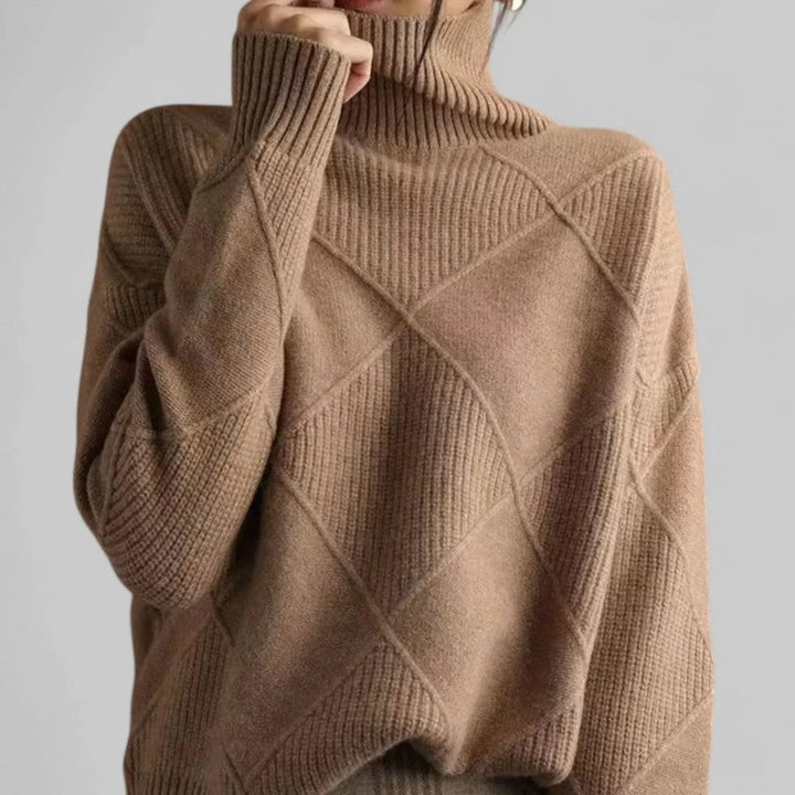 Taryn | Women's Oversized Turtleneck Jumper