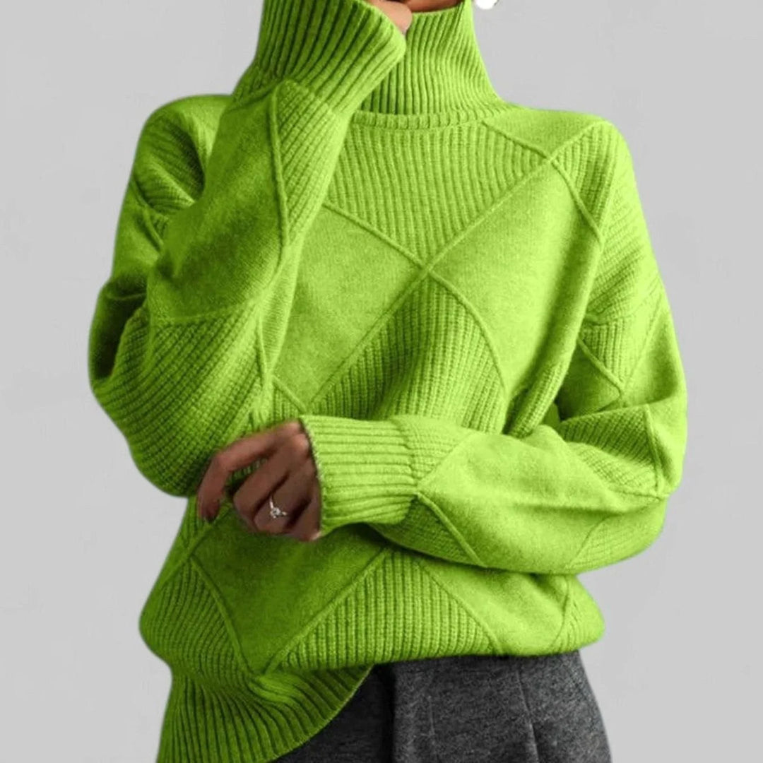Taryn | Women's Oversized Turtleneck Jumper