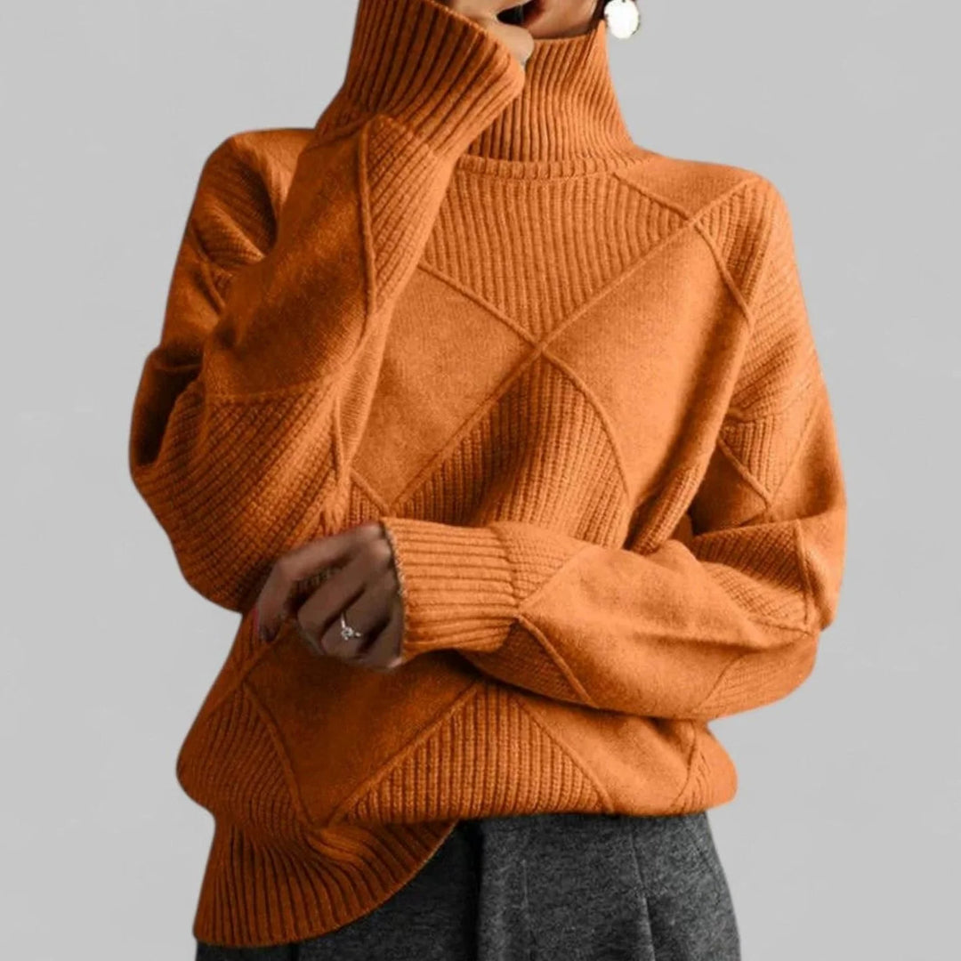 Taryn | Women's Oversized Turtleneck Jumper