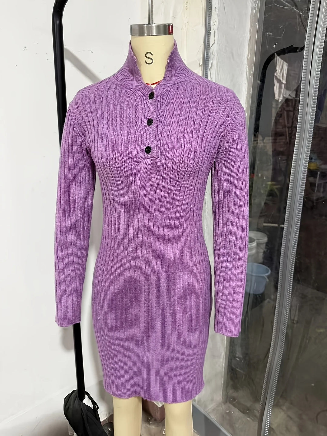 Tiffany | Women's Ribbed Midi Dress