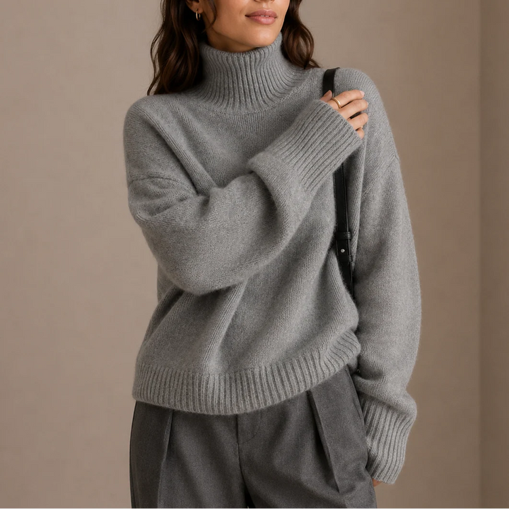 Tina | Women's Oversized Turtleneck Sweater