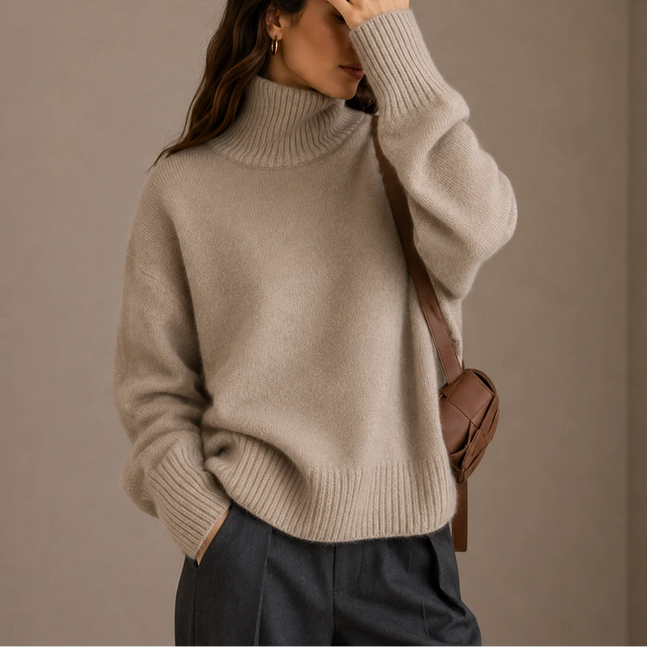 Tina | Women's Oversized Turtleneck Sweater