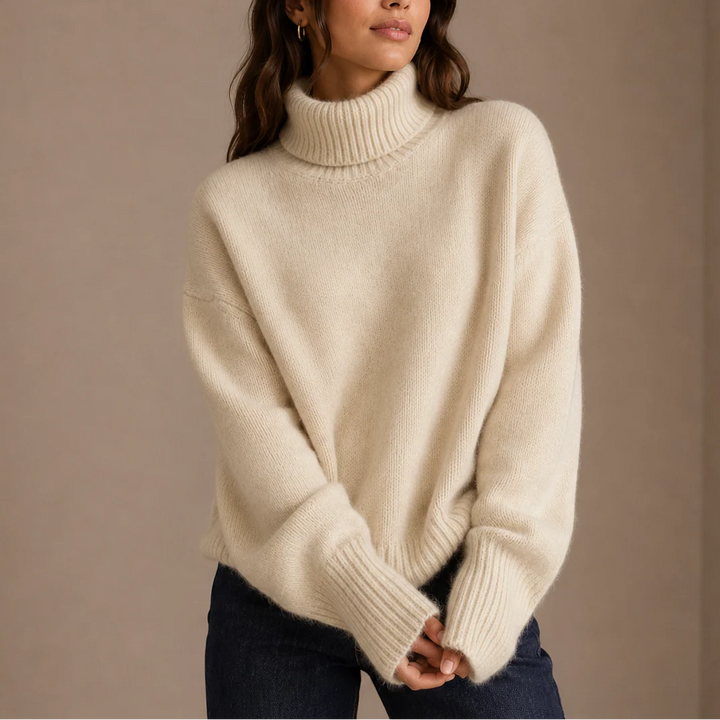 Tina | Women's Oversized Turtleneck Sweater