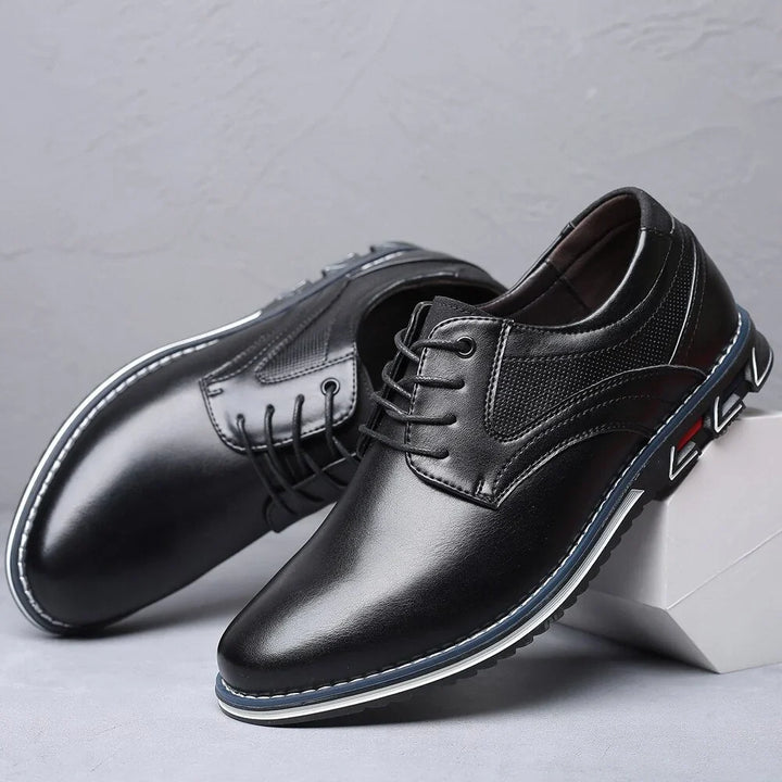 Tom | Men's Lace Up Round Toe Casual Dress Shoes