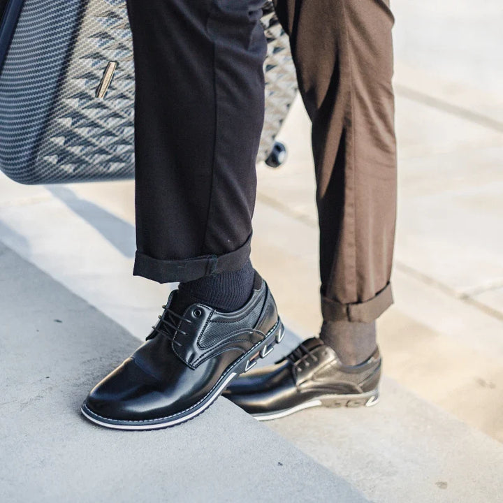 Tom | Men's Lace Up Round Toe Casual Dress Shoes