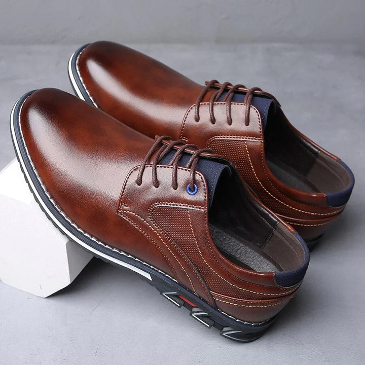Tom | Men's Lace Up Round Toe Casual Dress Shoes