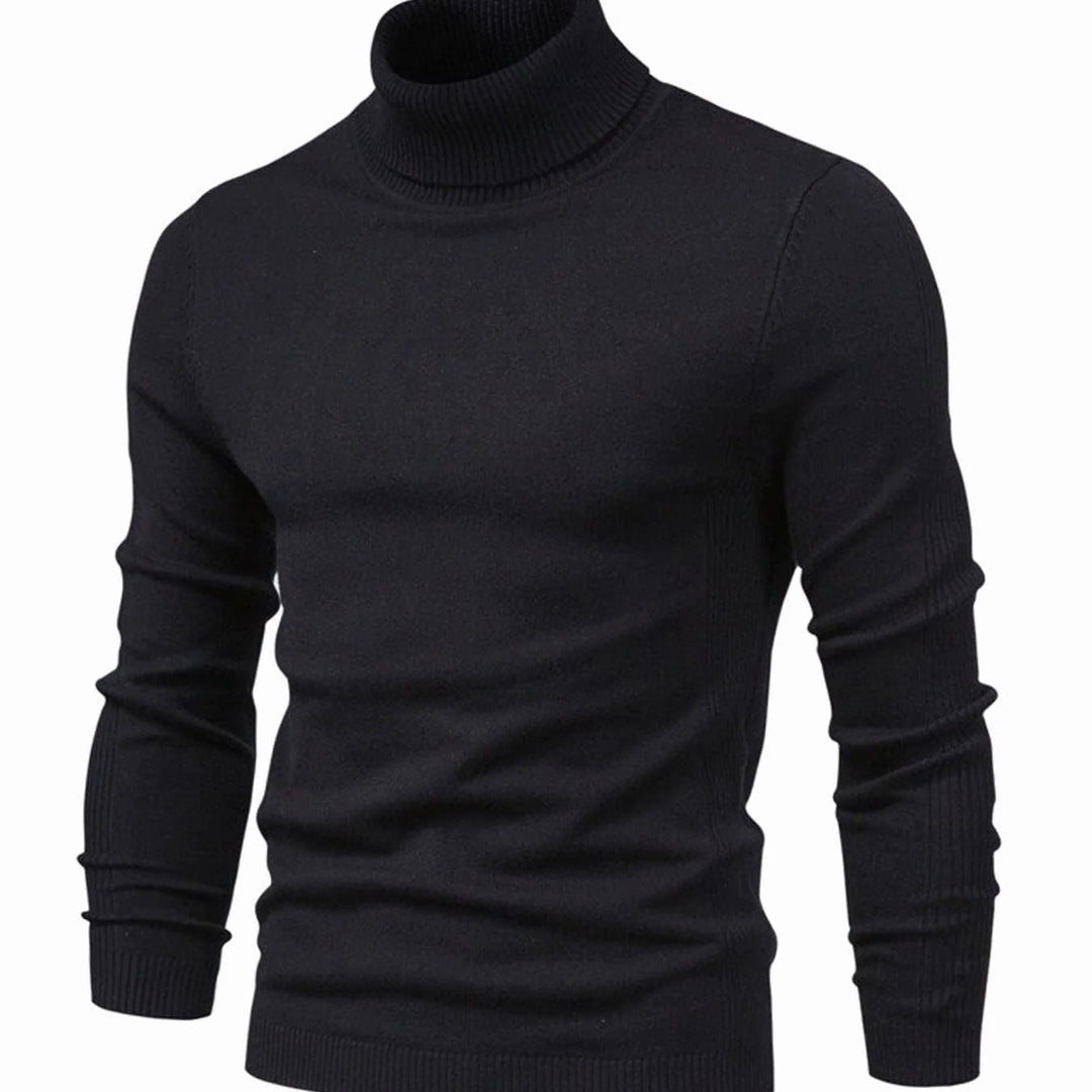 Travis | Men's Turtleneck Knit Sweater