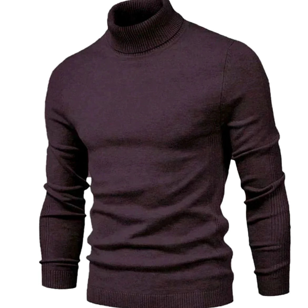 Travis | Men's Turtleneck Knit Sweater