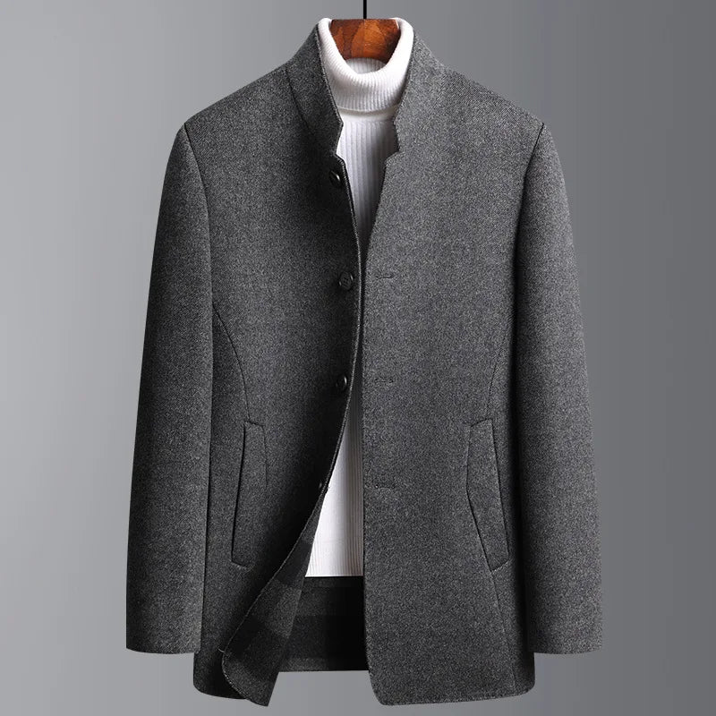 Trevor | Men's Stand-Collar Coat
