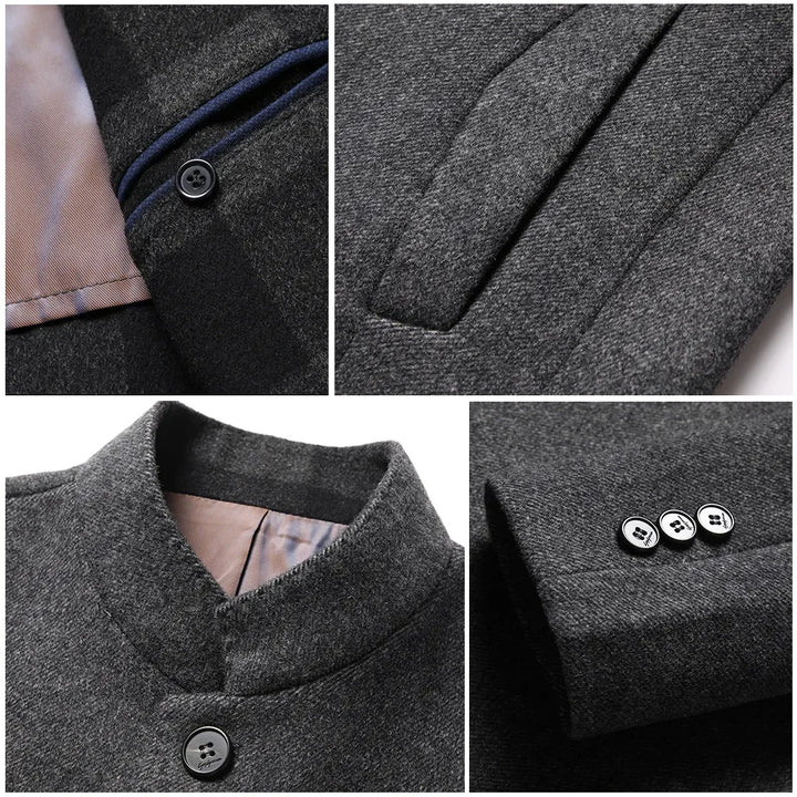 Trevor | Men's Stand-Collar Coat