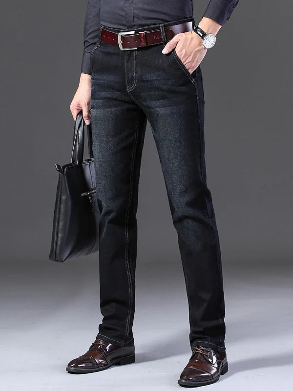 Tyler | Men's Straight-Leg Washed Jeans