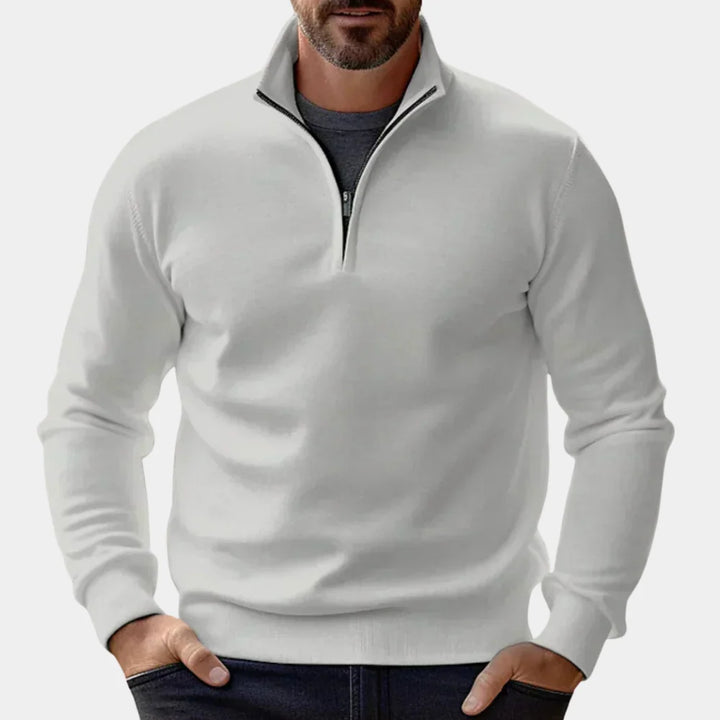 Vernon | Men's Classic Full Zip Sweater