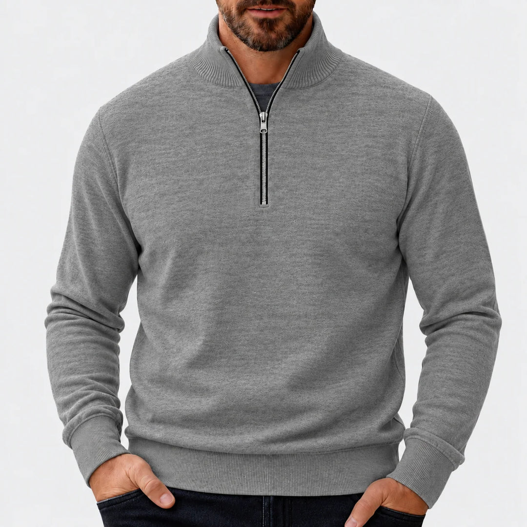 Vernon | Men's Classic Full Zip Sweater