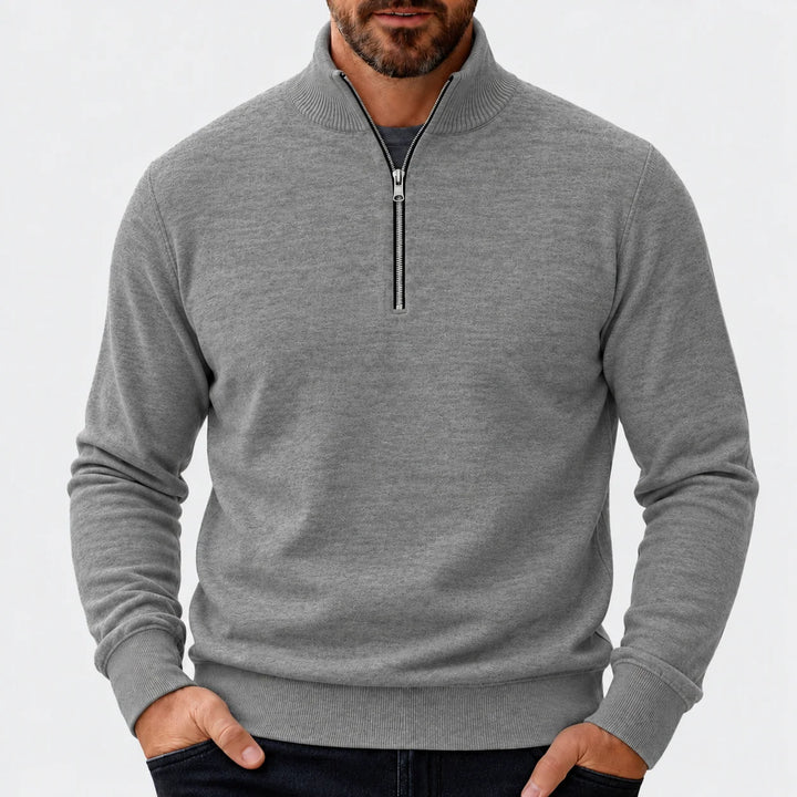 Vernon | Men's Classic Full Zip Sweater