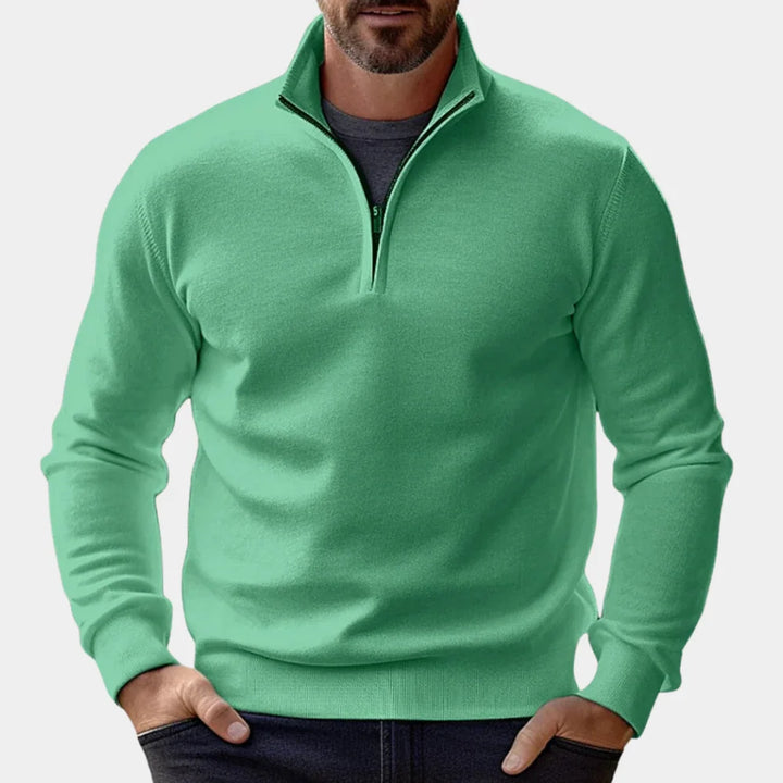 Vernon | Men's Classic Full Zip Sweater