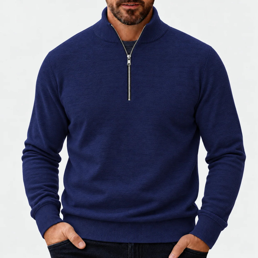 Vernon | Men's Classic Full Zip Sweater