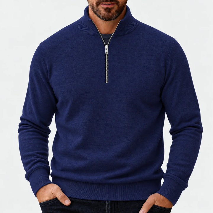 Vernon | Men's Classic Full Zip Sweater