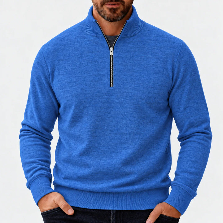 Vernon | Men's Classic Full Zip Sweater