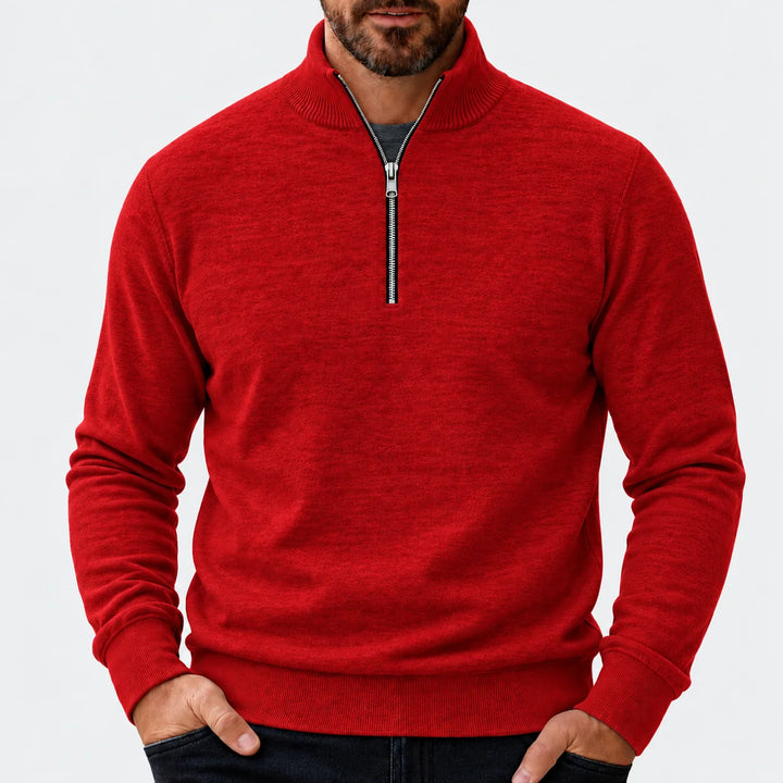 Vernon | Men's Classic Full Zip Sweater