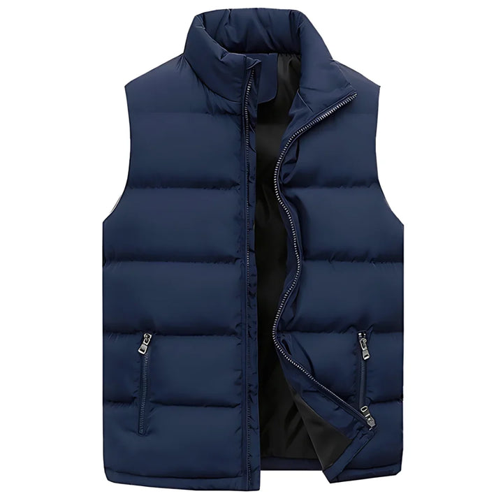 Vince | Men's Stand Collar Quilted Puffer Vest