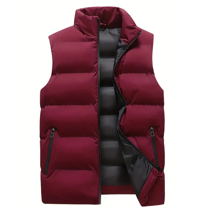 Vince | Men's Stand Collar Quilted Puffer Vest