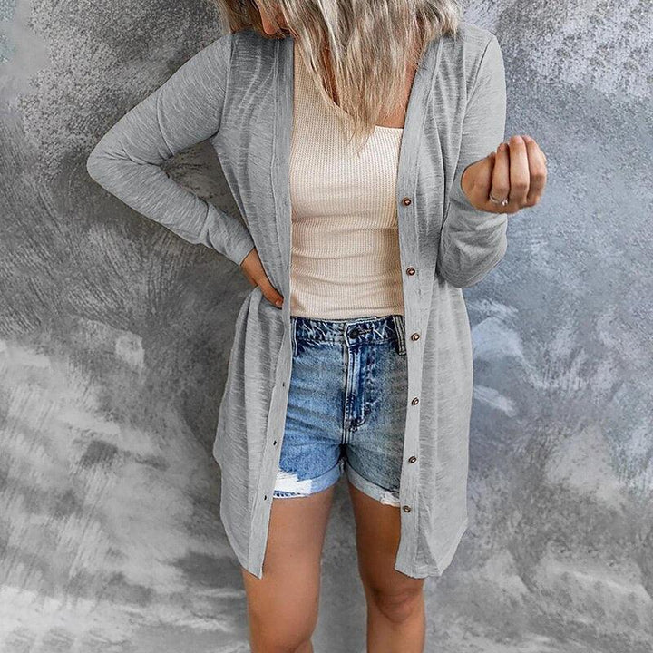 Winnie | Women's Relaxed Button-Front Cardigan