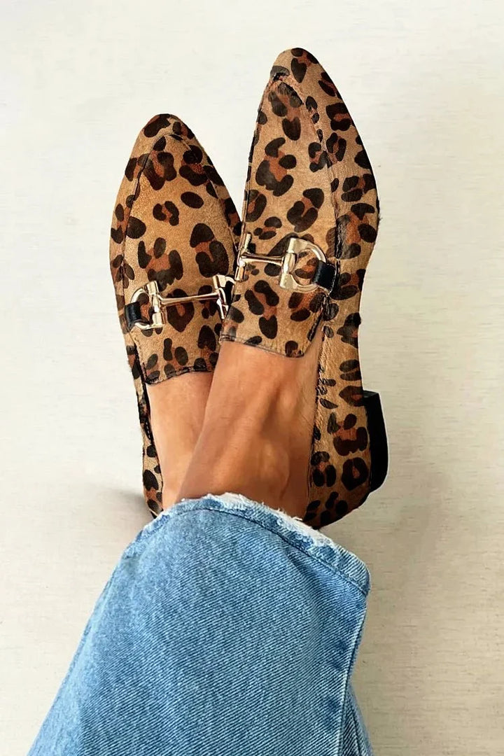 Ying | Women's Leopard Print Loafers