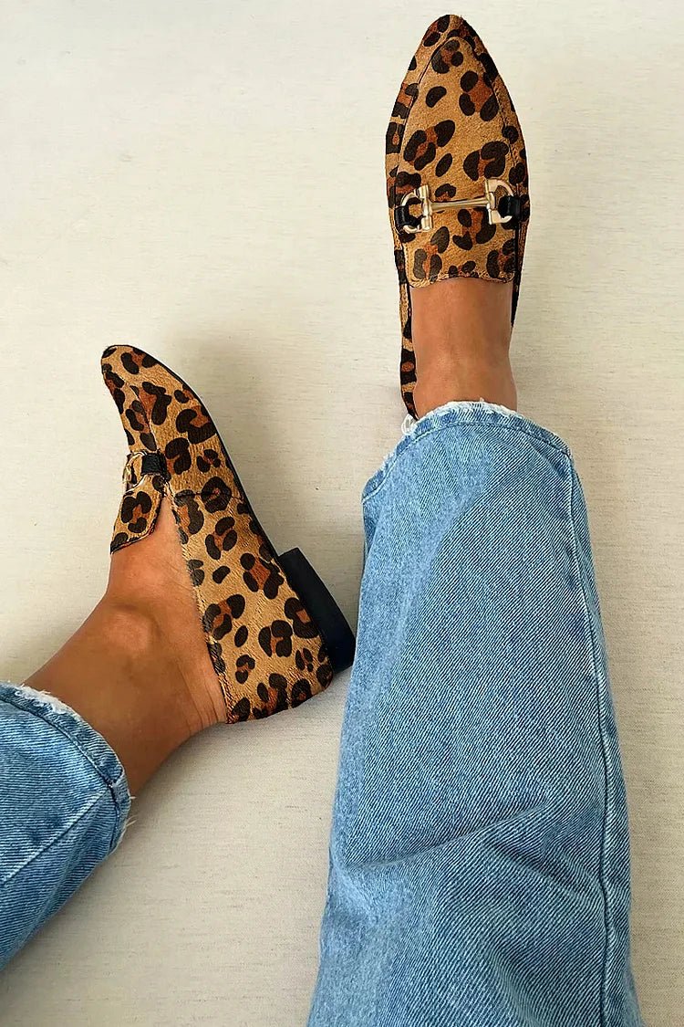 Ying | Women's Leopard Print Loafers