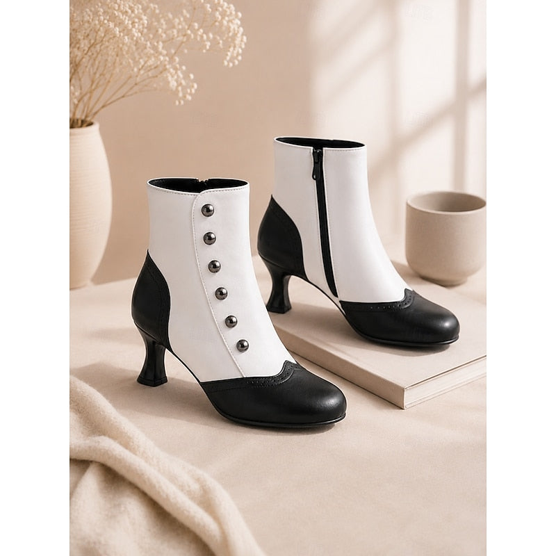 Prudence | Vintage Buttoned Ankle Boots