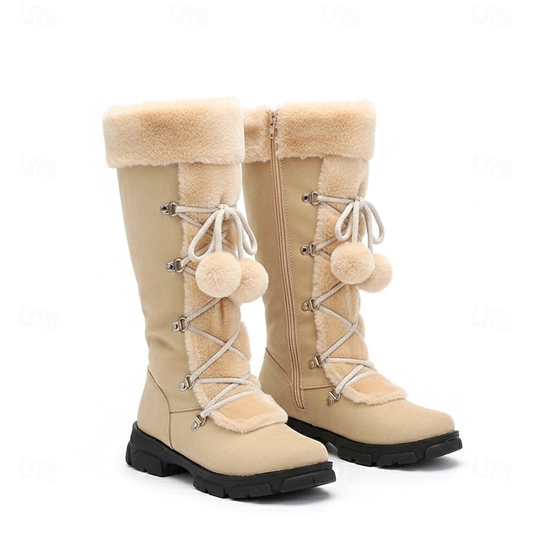 Sabrina | Cozy Lace-Up Winter Boots